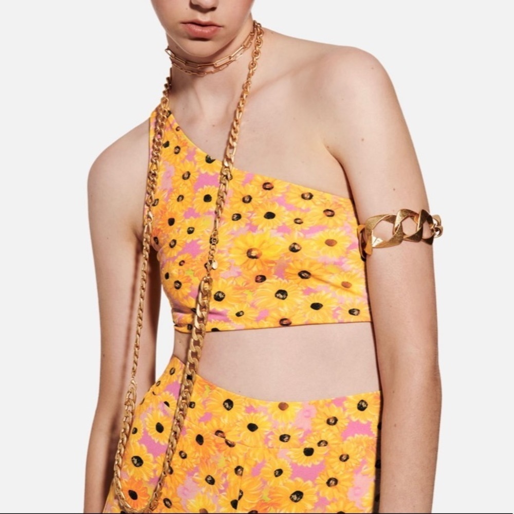 NEW Zara one shoulder crop top